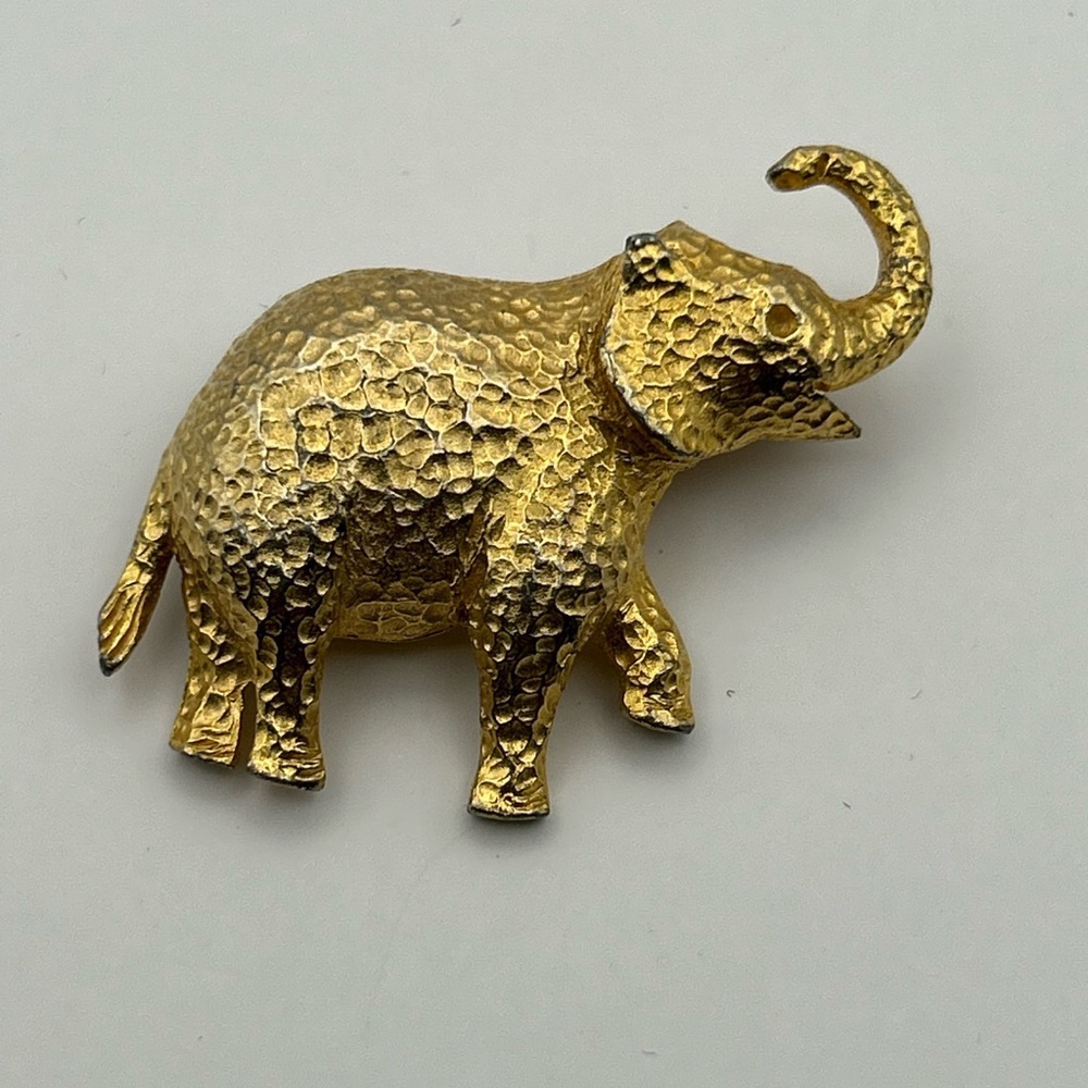Vintage Rifas Elephant Brooch